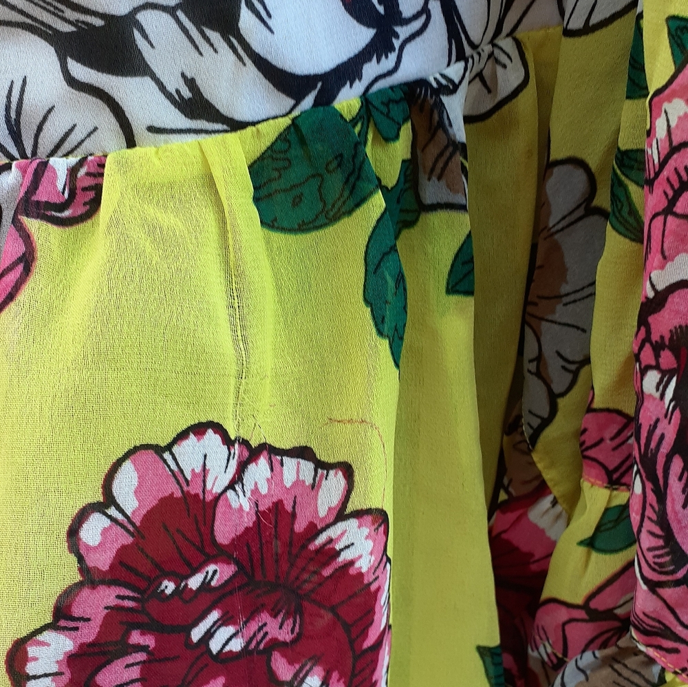 Ashley Stewart Hi Low Chiffon Top 22/24 - Picture 4 of 5